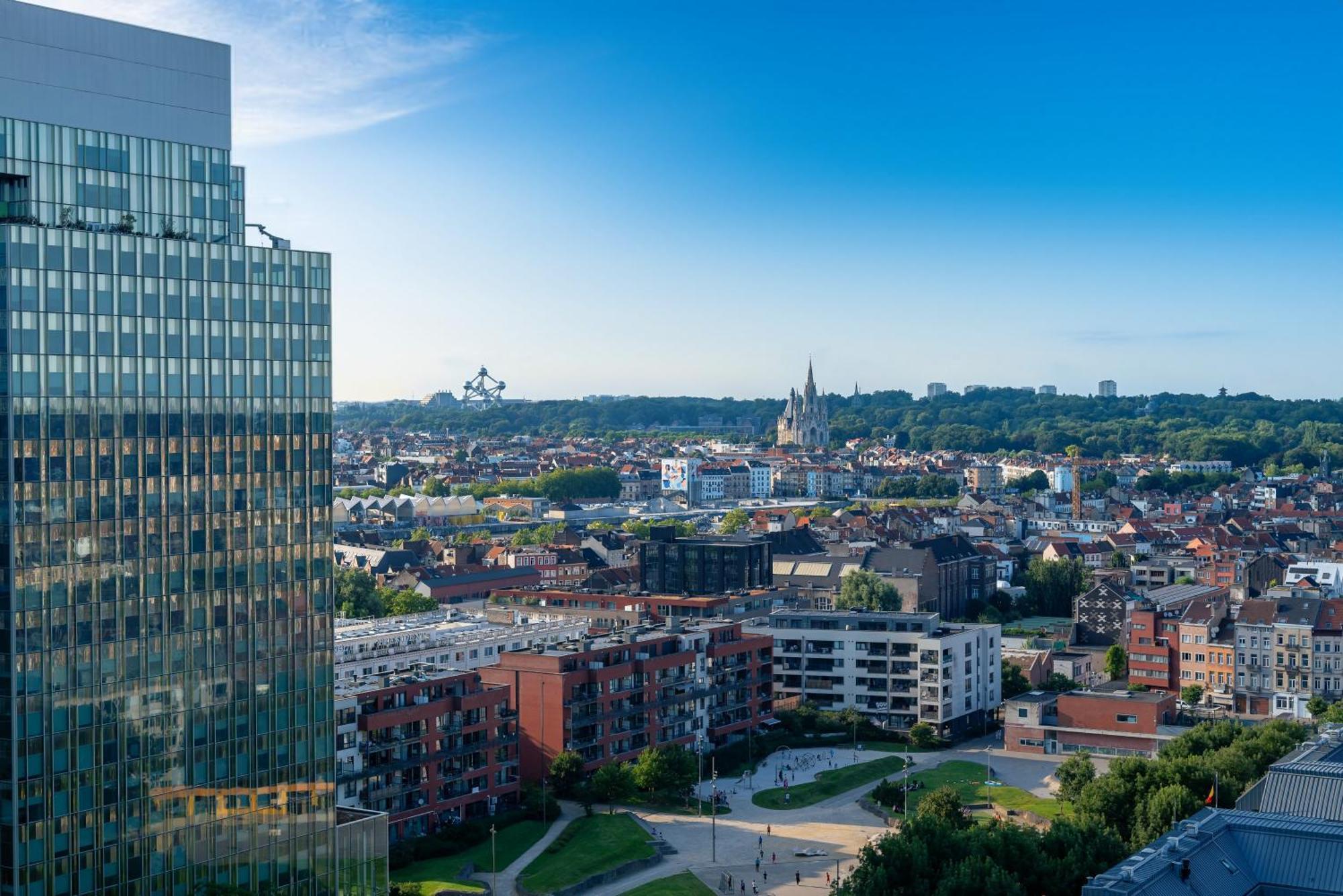Studio Avec Vue Panoramique Et Parking Gratuit บรัสเซลส์ ภายนอก รูปภาพ